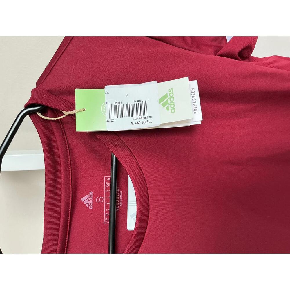 Adidas Men's Red Activewear Short Sleeve Top Size S NWT - Picture 3 of 5